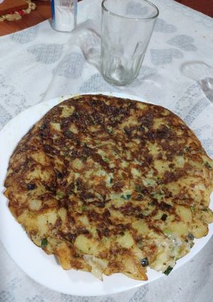 Una foto de Tortilla de papa a mi estilo