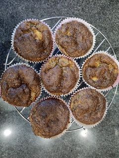 Cukkinis-mákos-kókuszos muffin liszt, cukor nélkül recept fotója