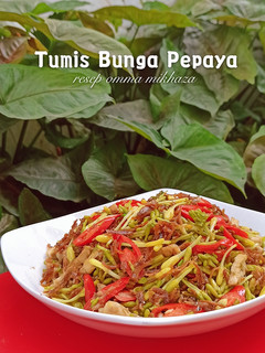 Foto resep Tumis Bunga Pepaya