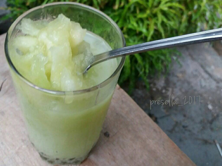 Resep Es melon serut susu #pr_esbuah Sederhana Dan Enak