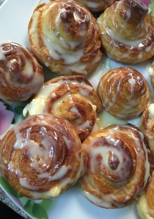 صورة لوصفة فطائر الحلزون بالجبن😋