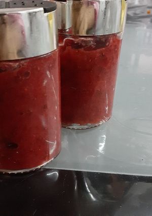 Una foto de Mermelada de frutilla :De