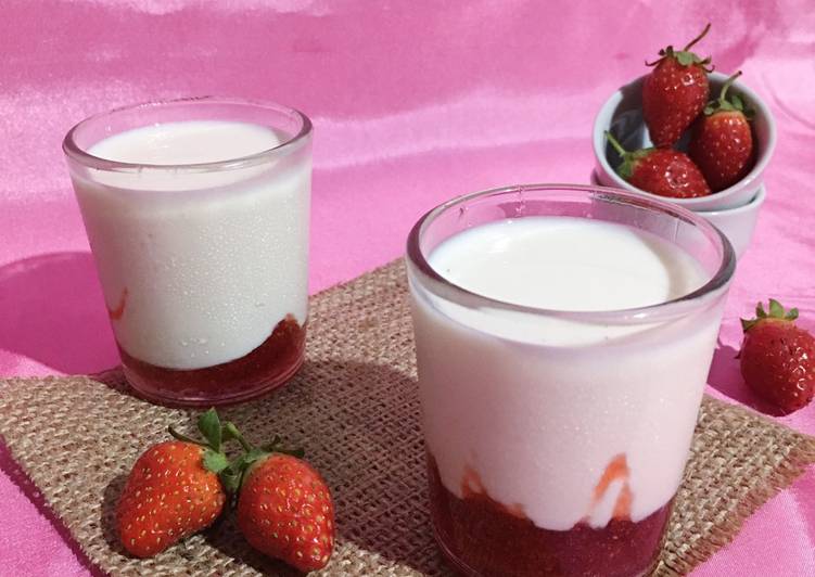 Resep Korean Strawberry Milk, Bikin Ngiler