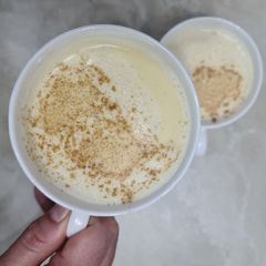 A picture of Quick cheat Ultramel eggnog.