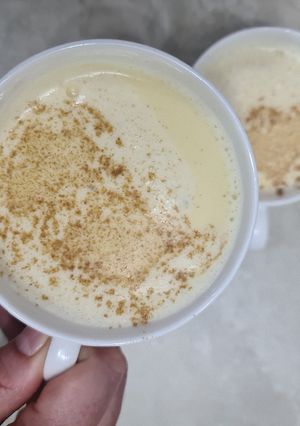 A picture of Quick cheat Ultramel eggnog.