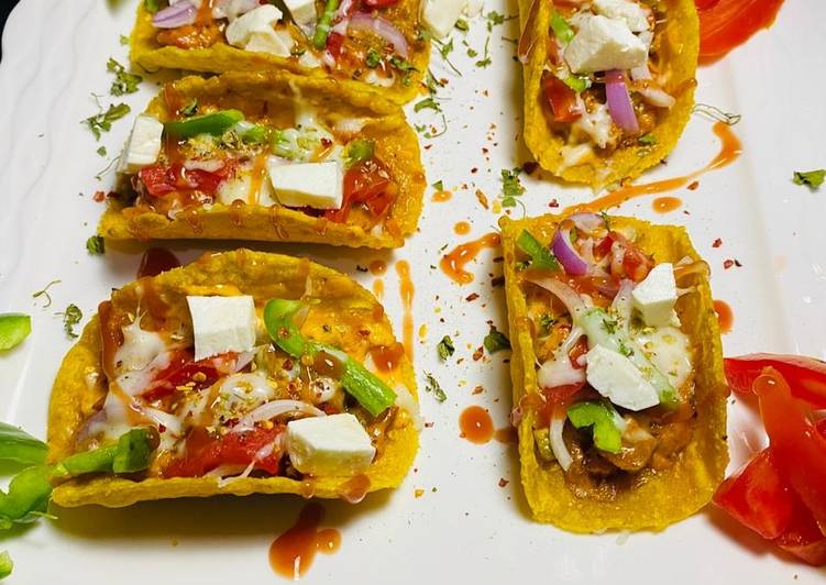 Homemade vegan tacos