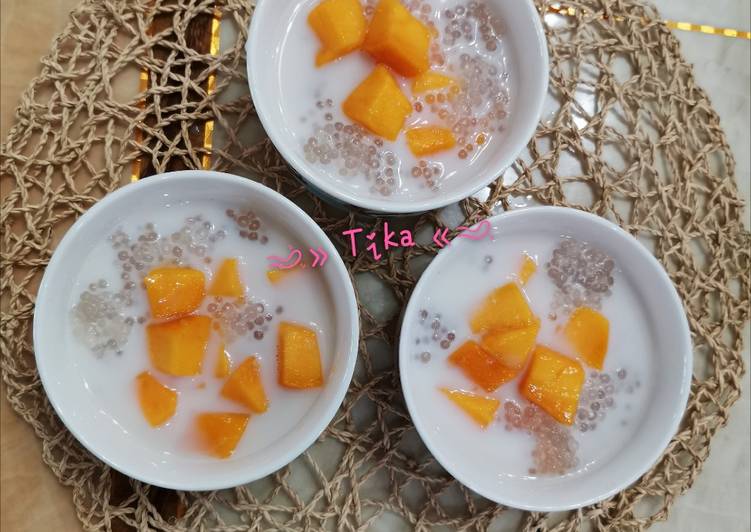Resep 49. Dessert Manggo Sago Ximilu/ 西米露, Lezat