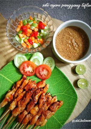 Foto resep Sate ayam panggang teflon