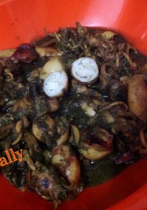 Foto resep Cumi isi tahu