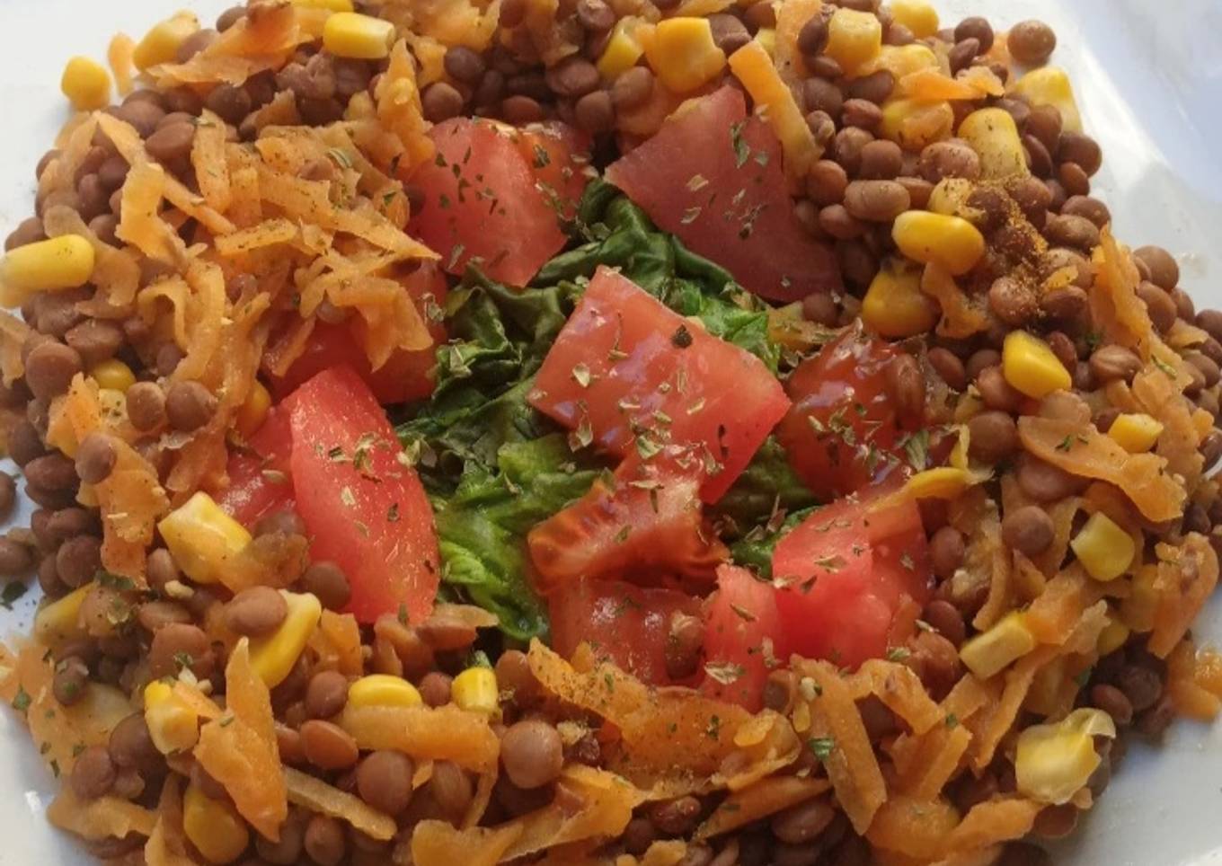 Ensalada con legumbres