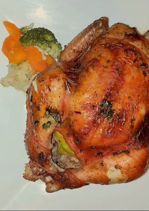 A picture of Lemon Roast Chicken.