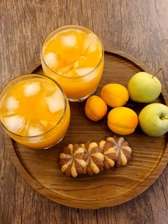 عکسی از دستور رانی هلو خانگی 🍑🍹