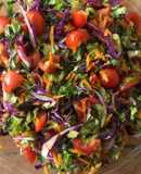 Ensalada especial para lasaña en salsa blanca