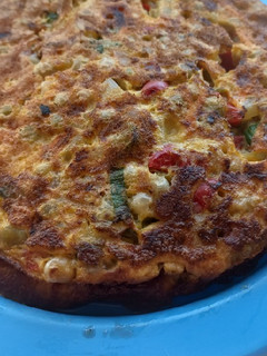 Una foto de Tortilla de arvejas