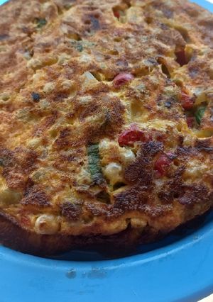 Una foto de Tortilla de arvejas