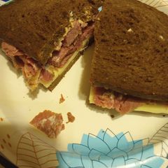 A picture of Homemade Pastrami II on Rye Sandwich.