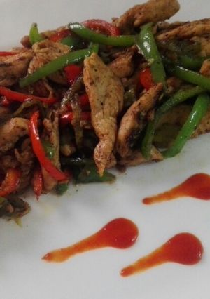 A picture of Chilli chicken.