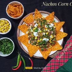 A picture of Nachos Corn Chaat.
