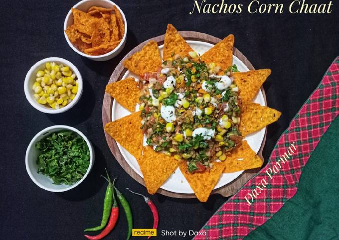 Nachos Corn Chaat Recipe By Daxa Parmar Cookpad