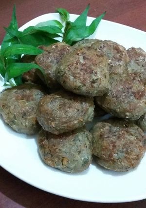 Hình của món Chả Cá chiên xù và chả chiên.