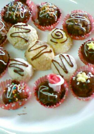 A picture of Chocolate truffles.