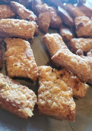 Una foto de Galletitas de manteca y queso