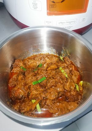 Gambar Rendang kerang pes bakar