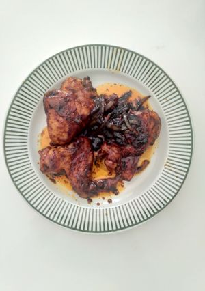 Foto resep Simple grilled butter chicken