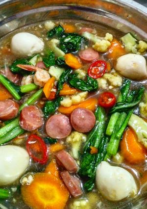 Foto resep Capjay Telur Puyuh + Jamur Tiram Krispi