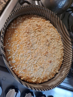 Una foto de Torta de limón con crumble