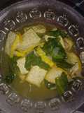 Sayur tahu sosin kuah bening