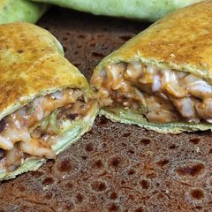 A picture of Mushroom Burritos.