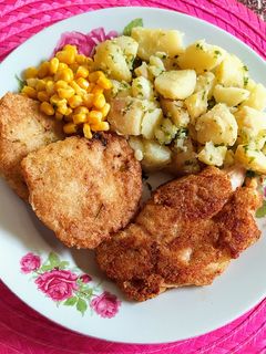 Tempura bundás csirkemell és cukkini recept fotója