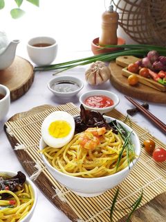 Foto resep Mie Ramen Kuah Kari