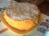 Tarta de zanahoria y coco