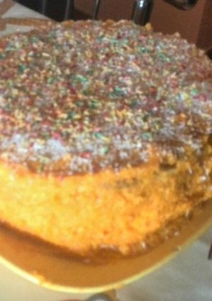 Una foto de Tarta de zanahoria y coco