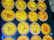 A picture of egg yolk cream