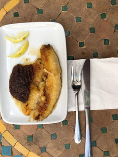 Una foto de Plátano con confitura de higos