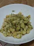 Gnocchetti din ricotta cu somon afumat și dovlecei