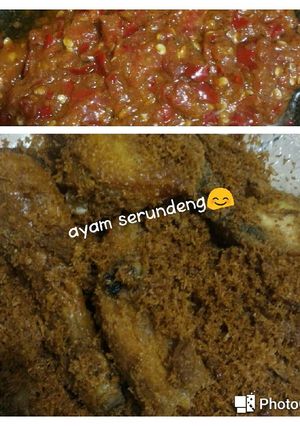 Foto resep Ayam serundeng.sambel dadakan