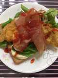 Fried Egg And Prosciutto Breakfast Sandwich