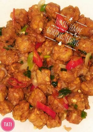 Foto resep Tumis tempe goreng tepung