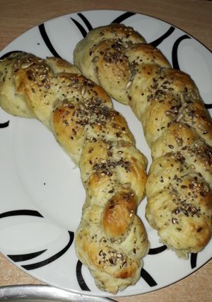 Una foto de Trenzas de pan saborizadas