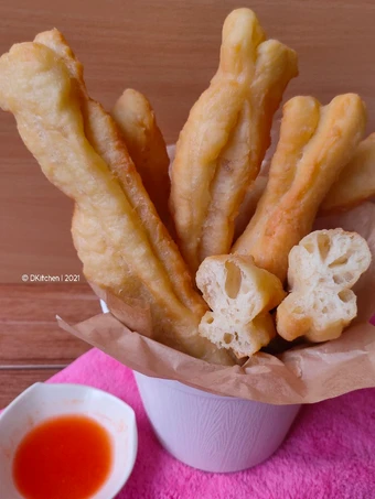 Langkah Mudah untuk Membuat Resep Garlic Infused Youtiao /Cakue yang Bikin Ngiler Anti Ribet, Mantap Sekali
