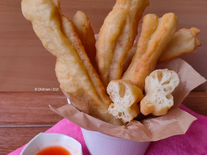 Langkah Mudah untuk Membuat Resep Garlic Infused Youtiao /Cakue yang Bikin Ngiler Anti Ribet, Mantap Sekali