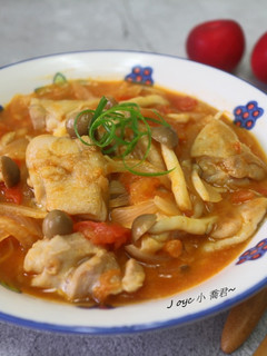 番茄起司燉雞肉 的食譜成品照片