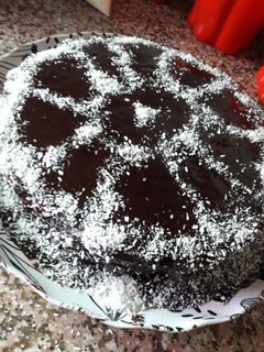 صورة لوصفة كيكة الشوكولاته 😋😋