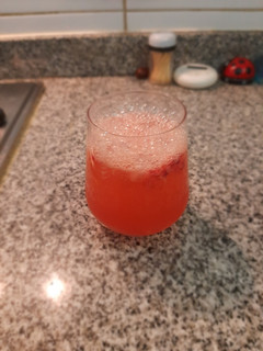 Una foto de Limonada frambuesa