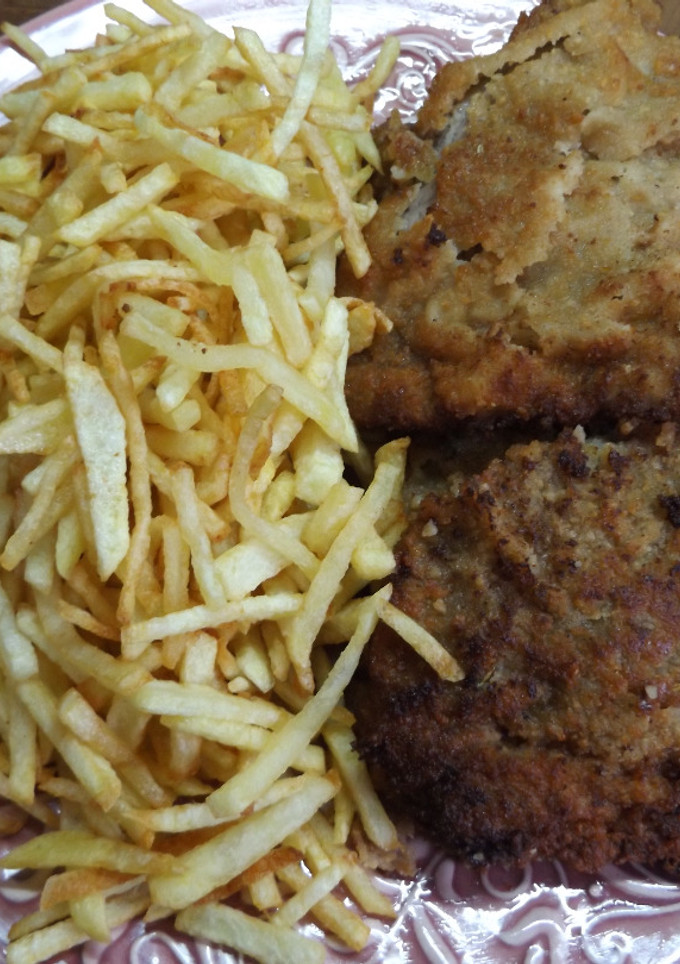 Una foto de Milanesas con yogur al orégano