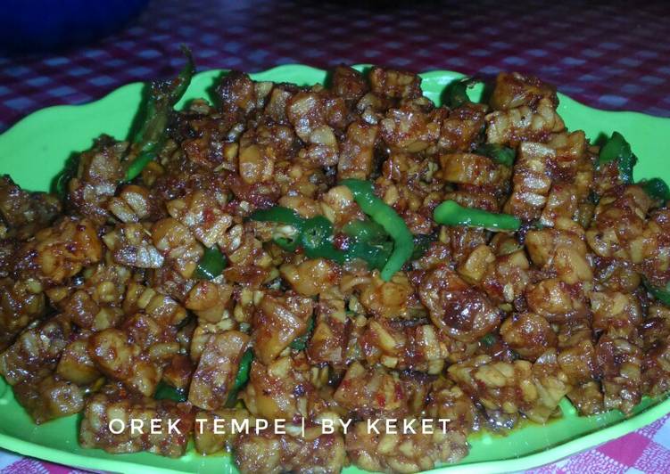 Bumbu Membuat Orek tempe (sambal tempe jawa) yang sempurna